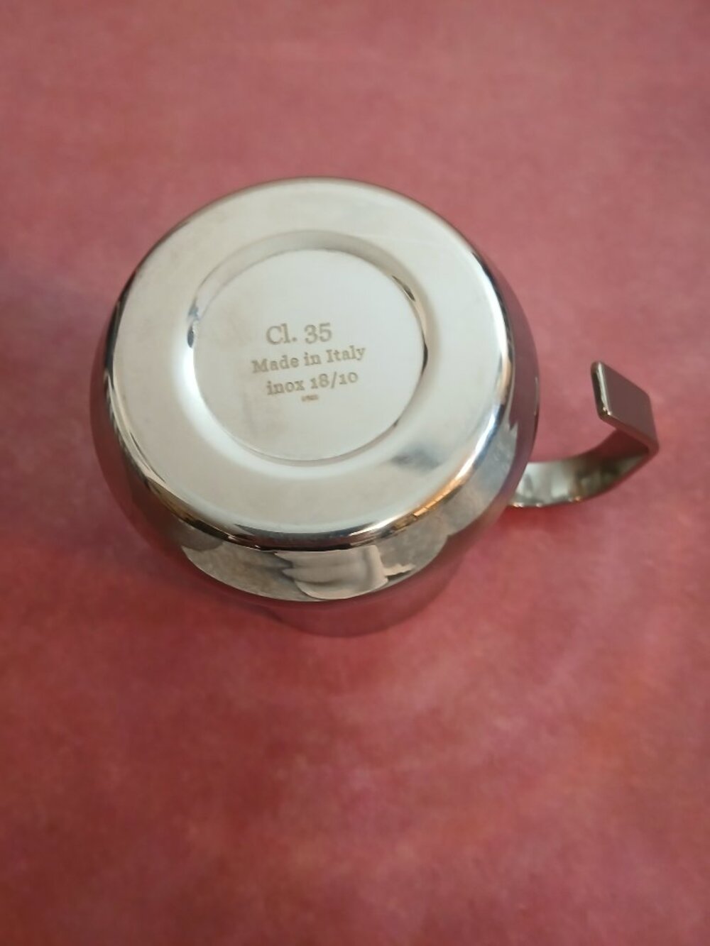 DeLonghi Stainless Steel Milk Frothing Pitcher/Creamer 8 oz-Italy - Picture 5 of 7
